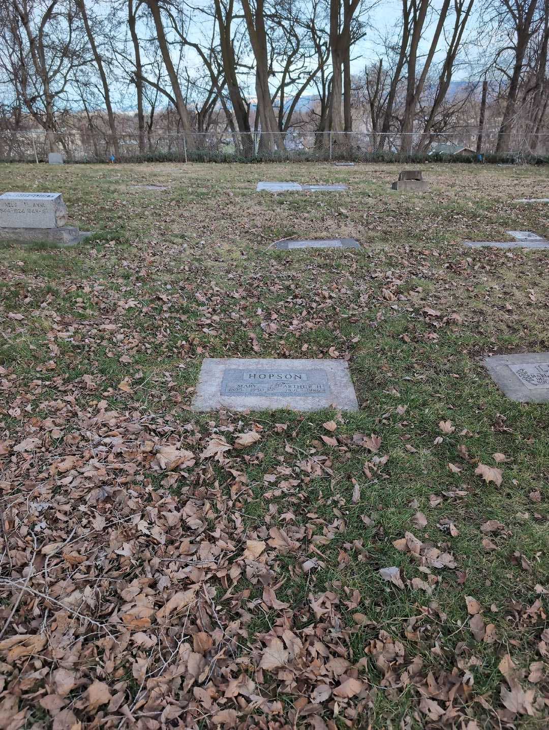 Mary Ann Hopson's grave. Photo 2