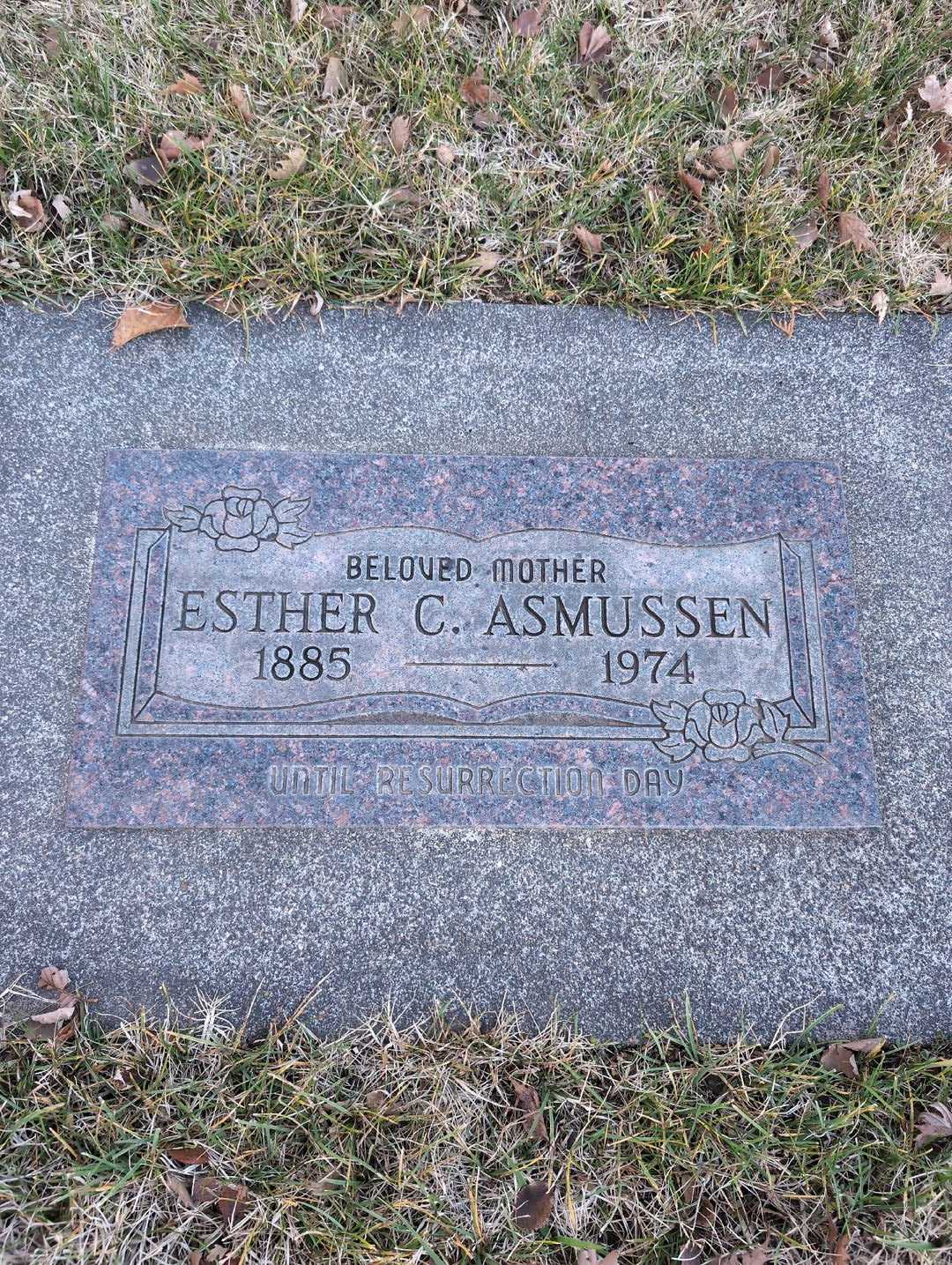 Esther C. Asmussen's grave. Photo 3