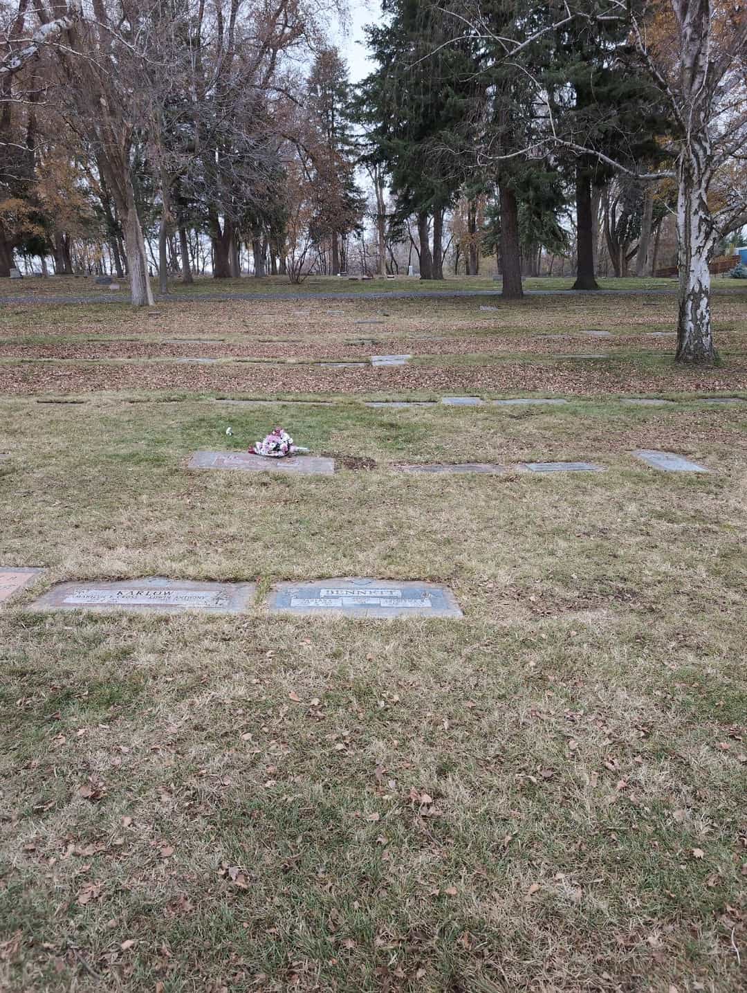 Frederick R. Bennett's grave. Photo 2
