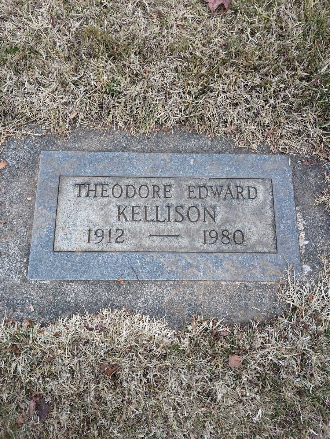 Theodore Edward Kellison's grave. Photo 3