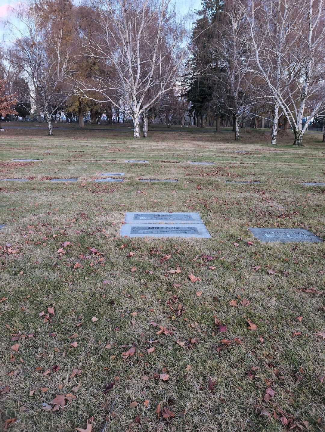 Mark K. Bullock's grave. Photo 2