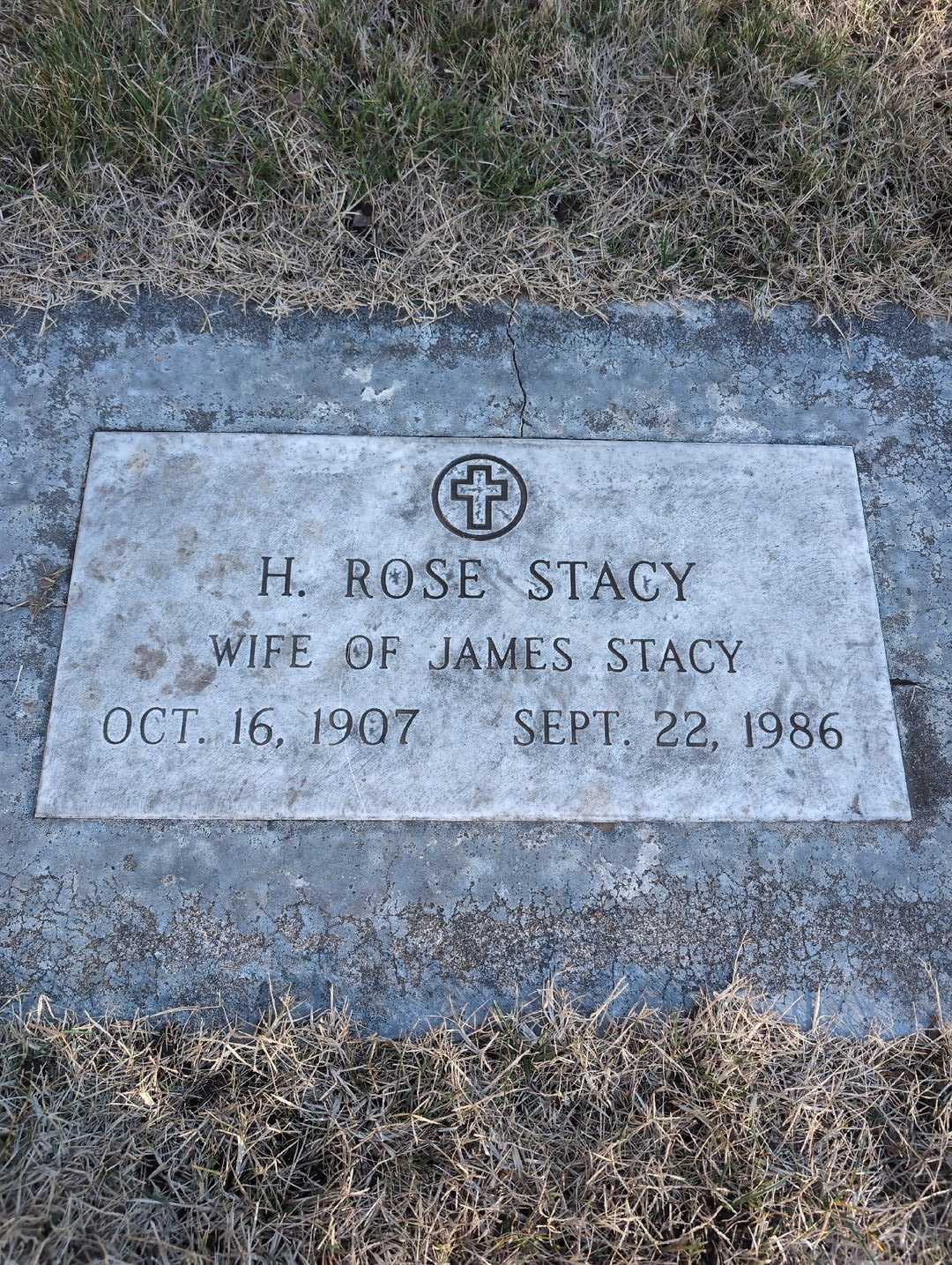 H. Rose Stacy's grave. Photo 3