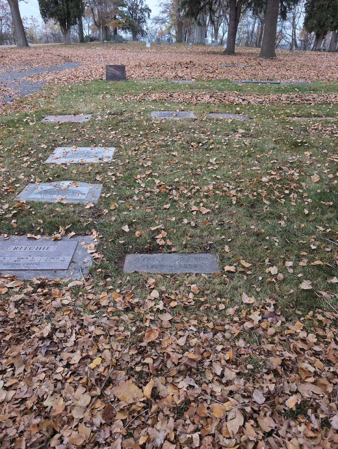 Myrtle Johnson's grave. Photo 2