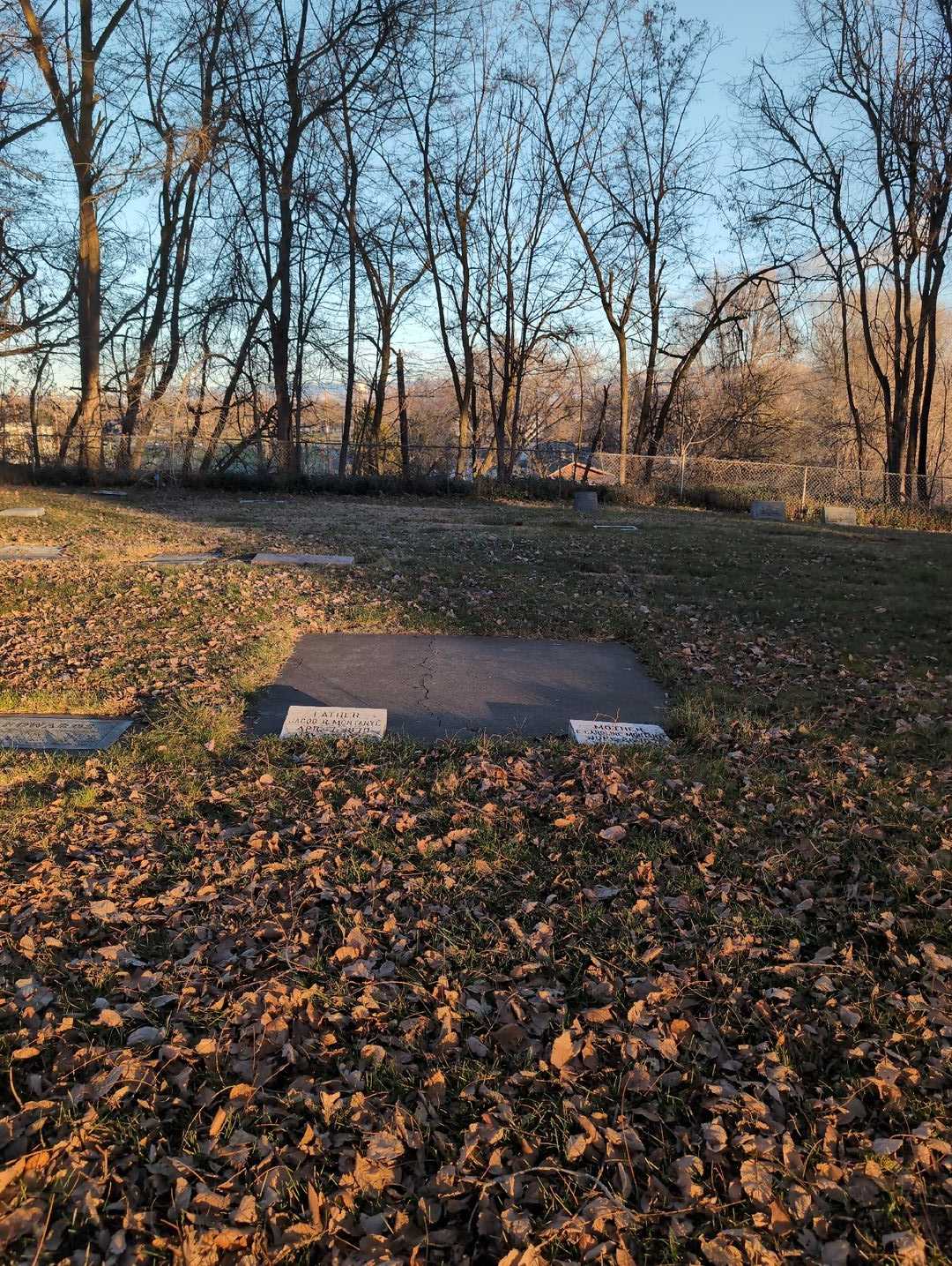Jacob Rhodes Montanye's grave. Photo 2