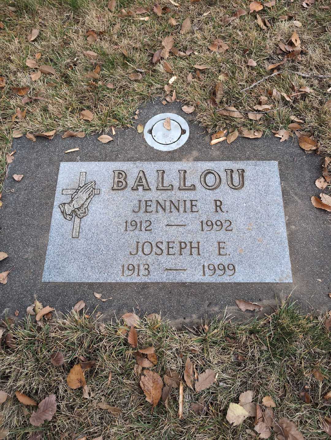 Joseph E. "Gene" Ballou's grave. Photo 3