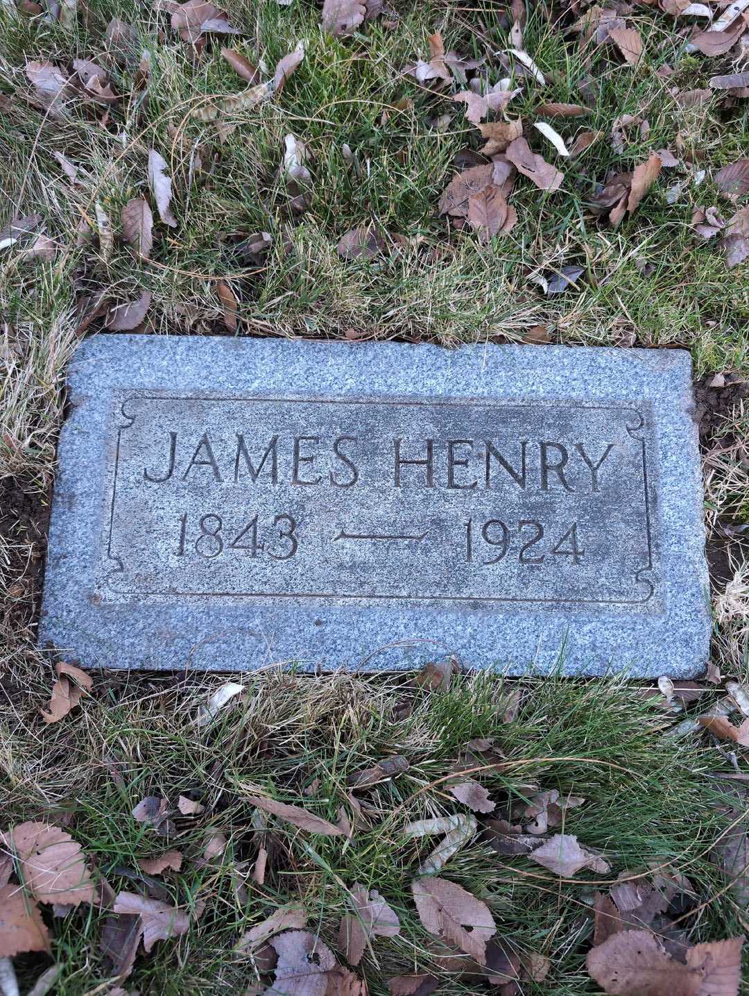 James Henry Flower's grave. Photo 3