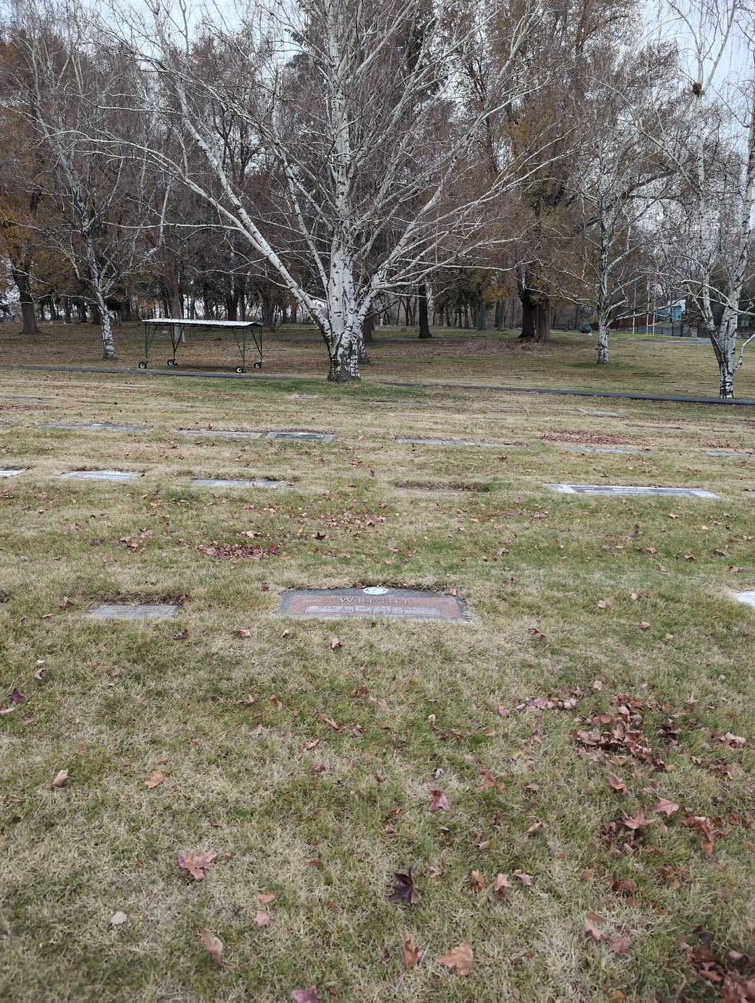 Pearl A. Wright's grave. Photo 2