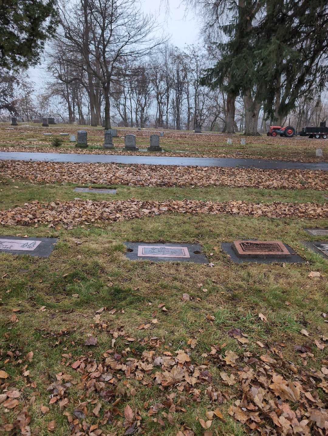 Iva Magnuson's grave. Photo 2