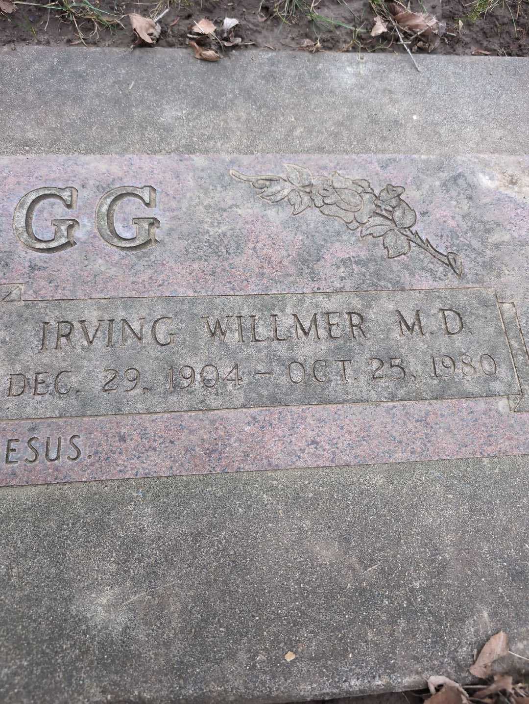 M. D. Irving Willmer Kellogg's grave. Photo 4