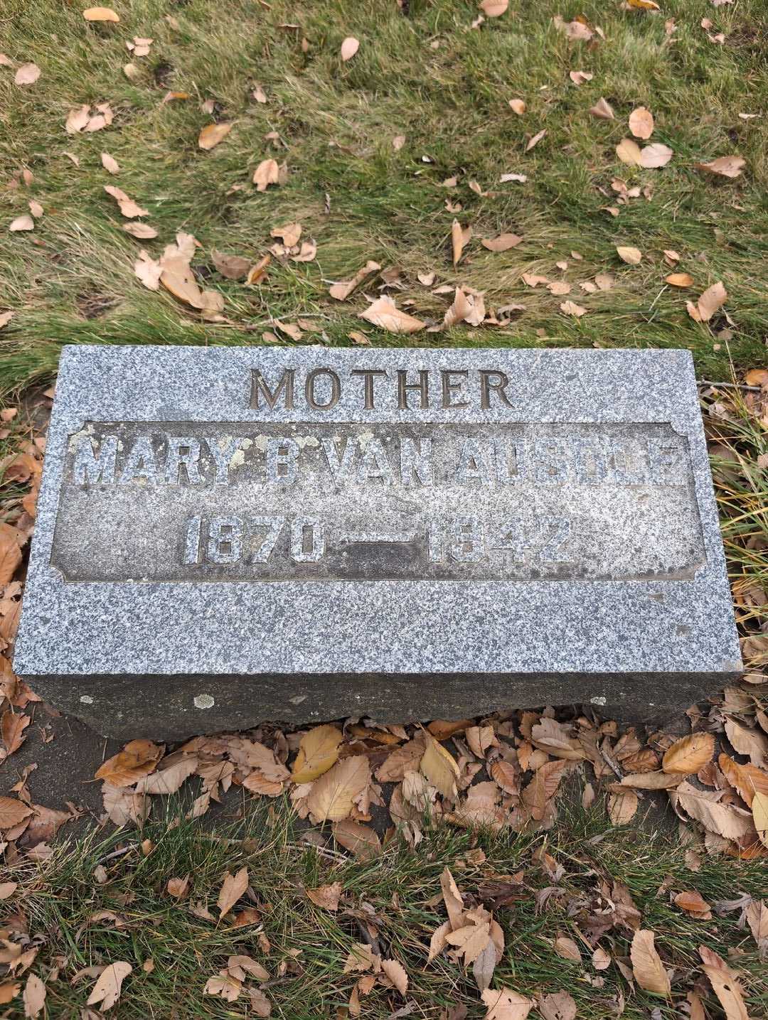 Albert Van Ausdle's grave. Photo 1