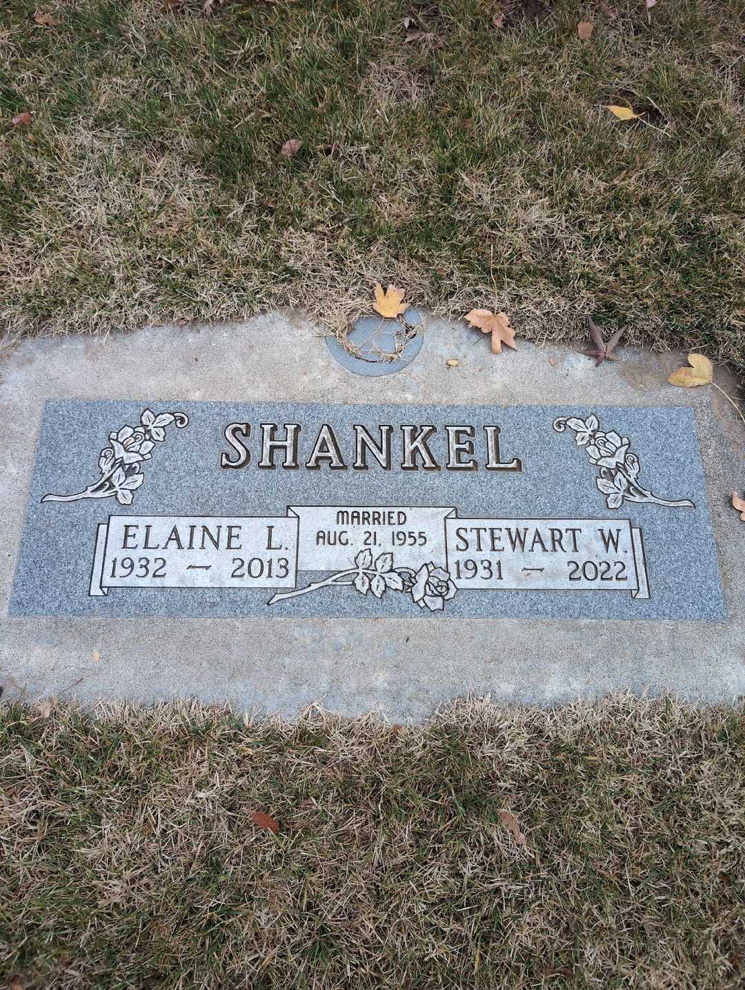 Stewart W. Shankel's grave. Photo 3