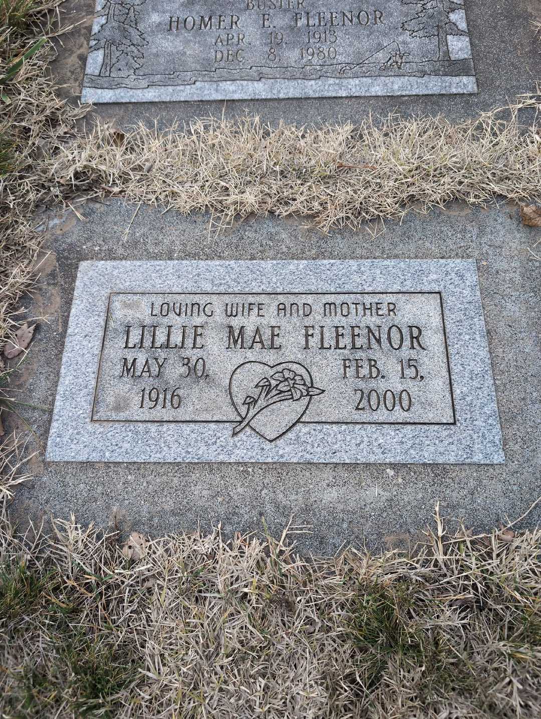 Lillie Mae Fleenor's grave. Photo 5