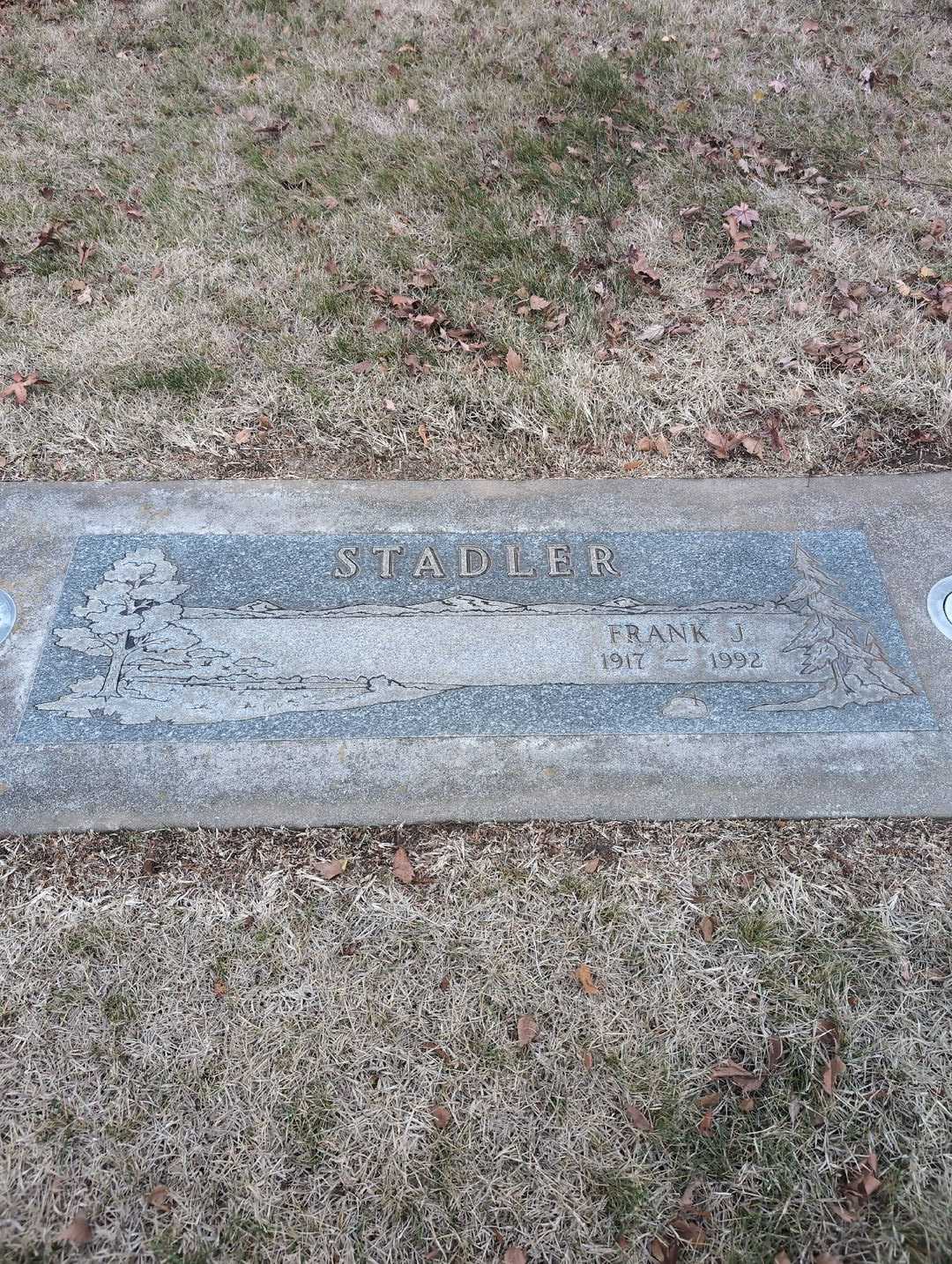 Frank J. Stadler's grave. Photo 3