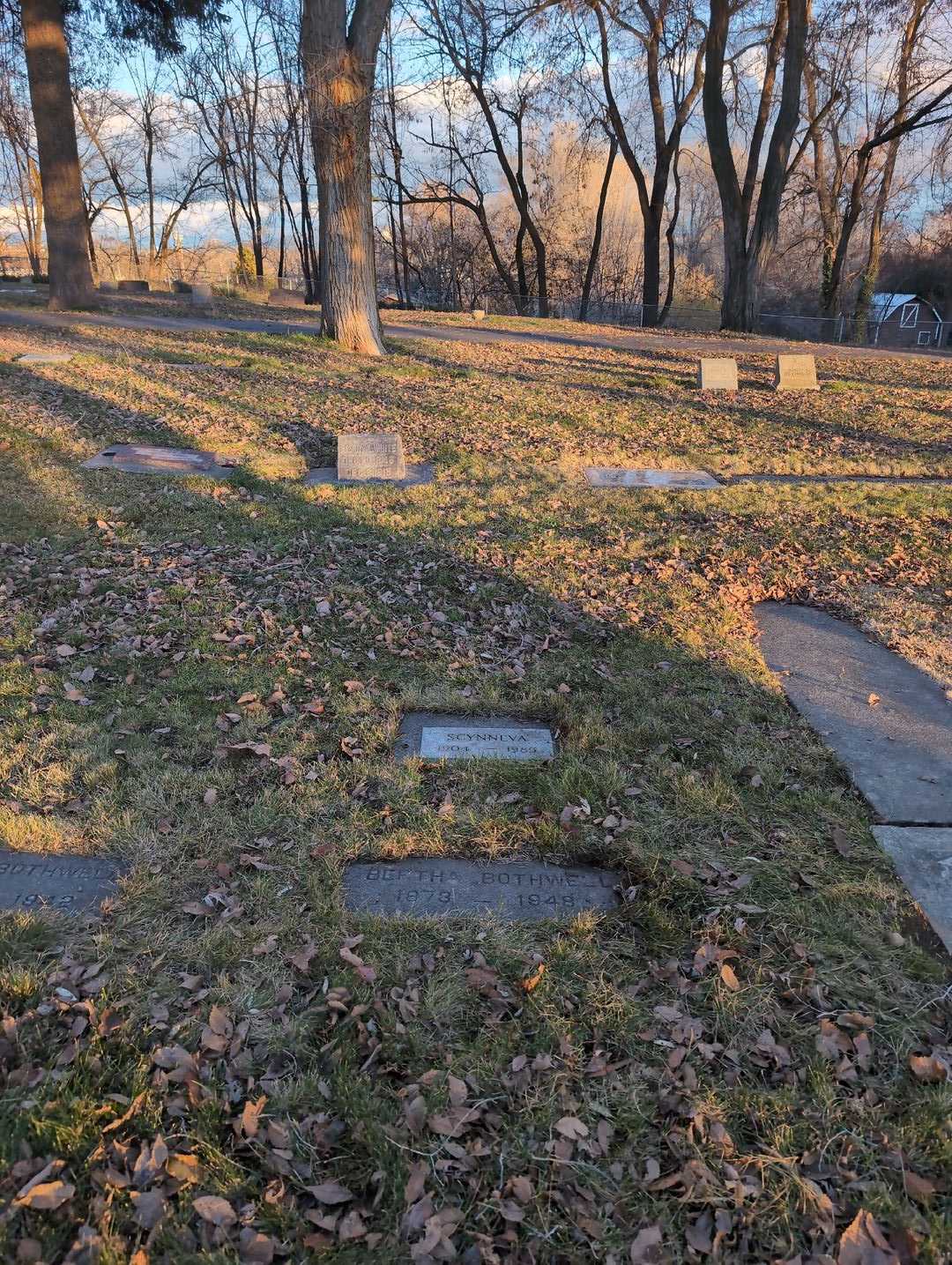 Scynneva Hulse's grave. Photo 4