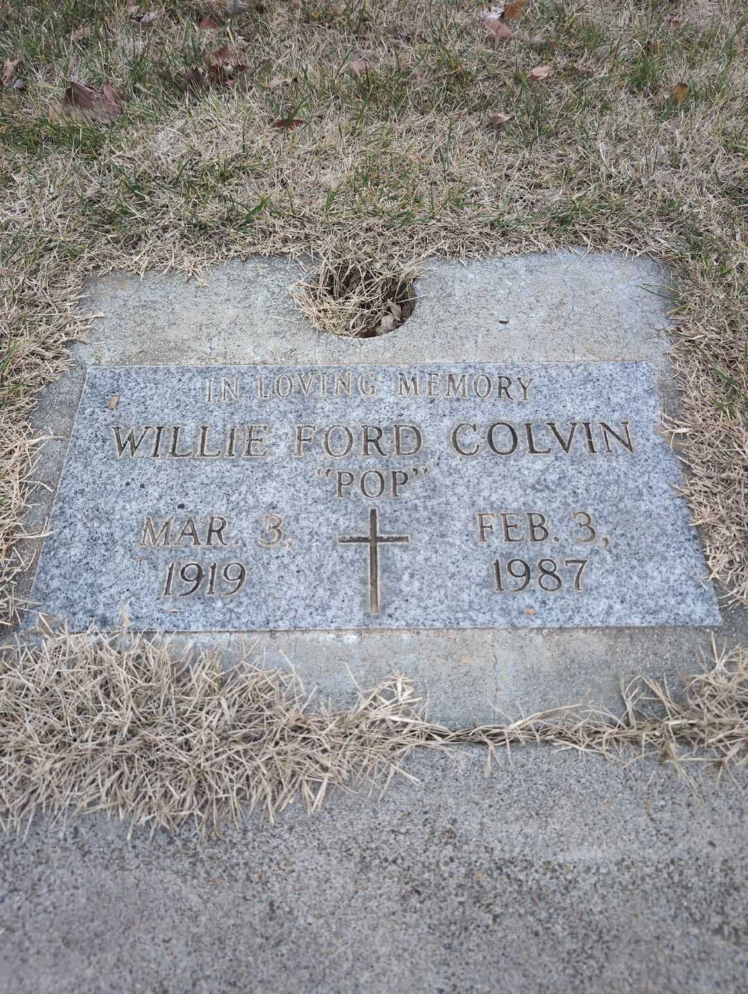 Grace Mae Colvin's grave. Photo 5