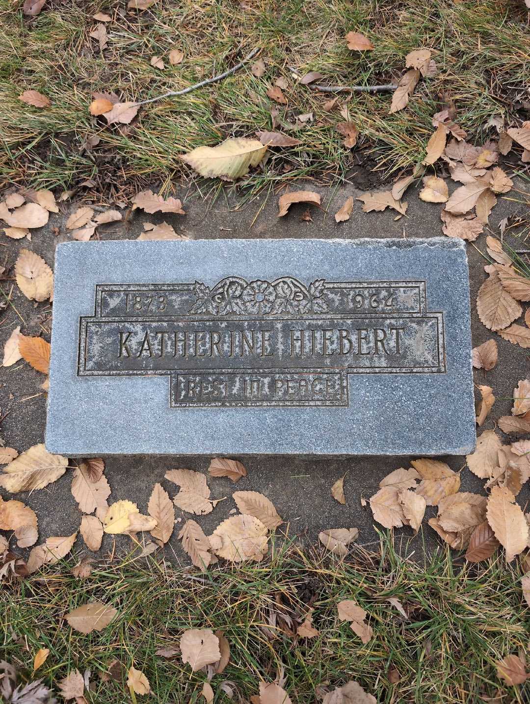 Katherine Hiebert's grave. Photo 3