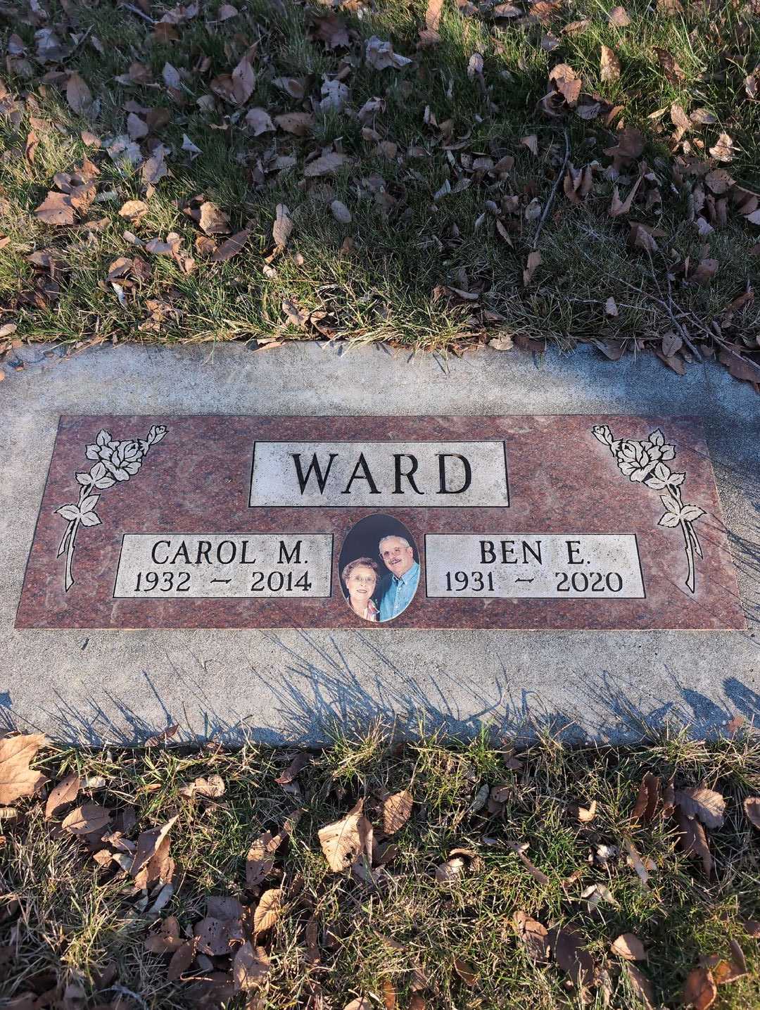 Ben E. Ward's grave. Photo 3