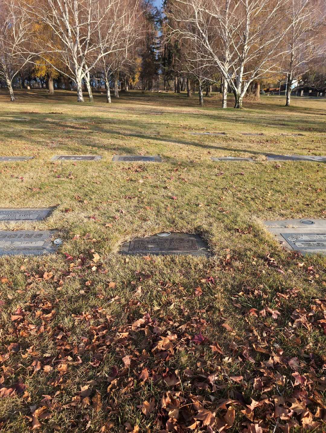 Howard Stanger's grave. Photo 2