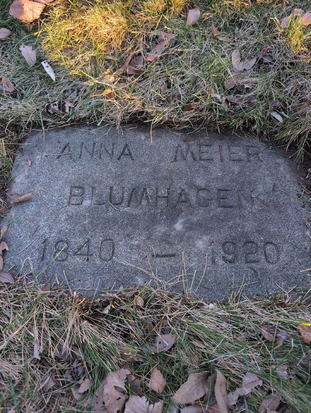 Mister A. Faltner's grave