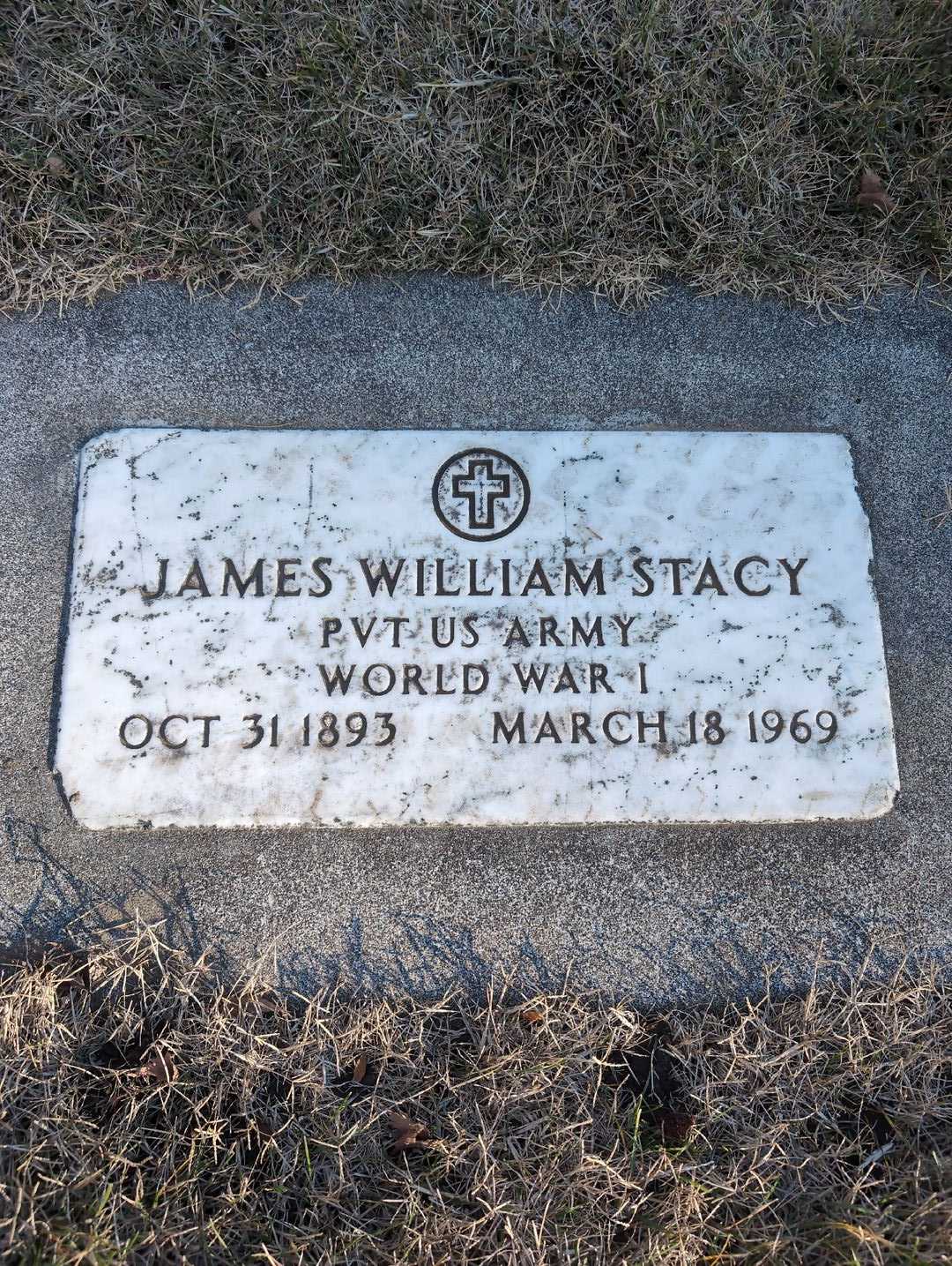 James William Stacy's grave. Photo 3