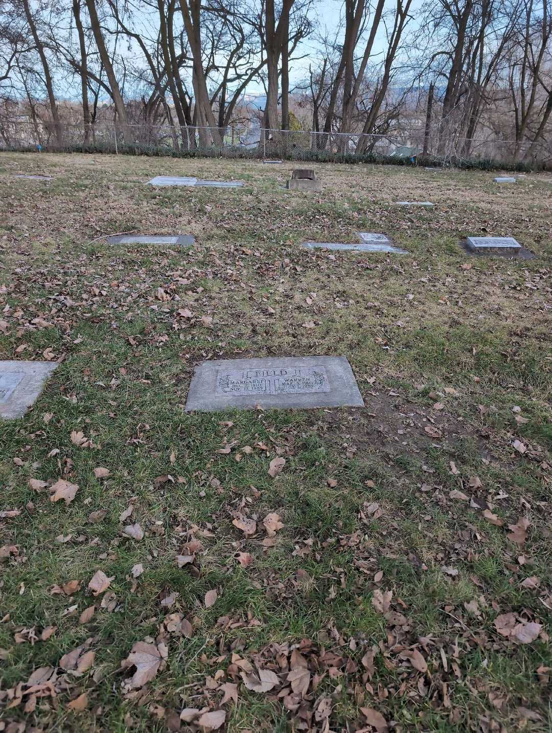 Warren Francis Field's grave. Photo 2