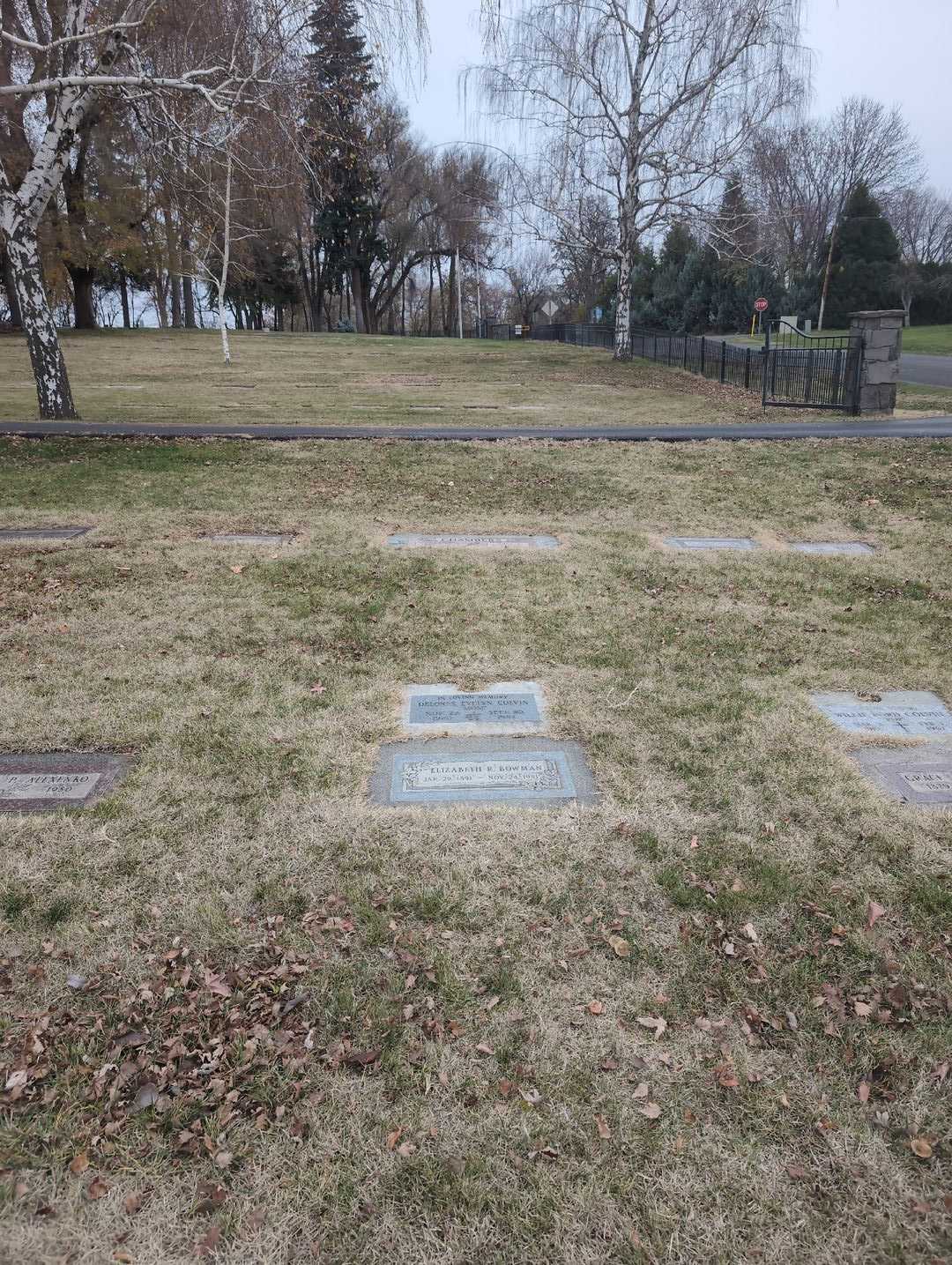 Roger Paddock's grave. Photo 2