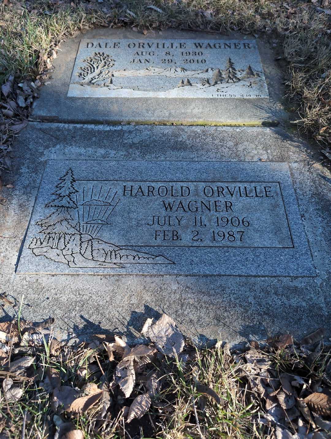 Harold Orville Wagner's grave. Photo 1