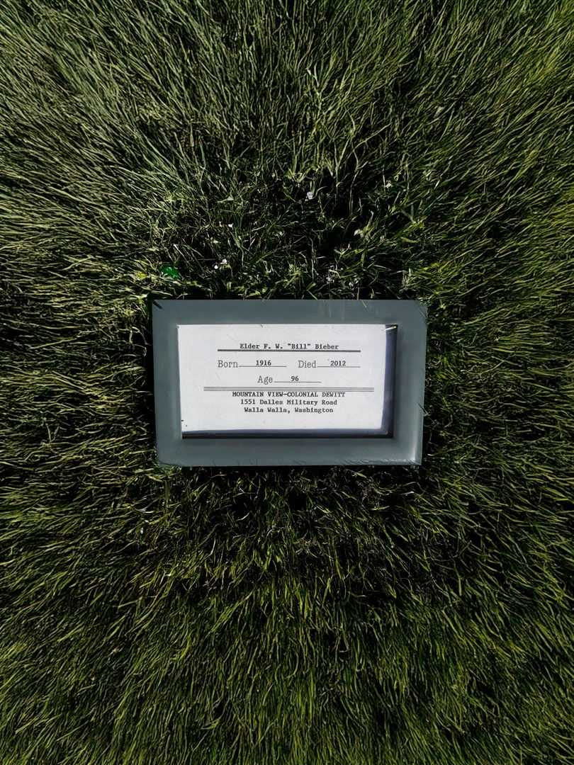 Viola M. Bieber's grave. Photo 2