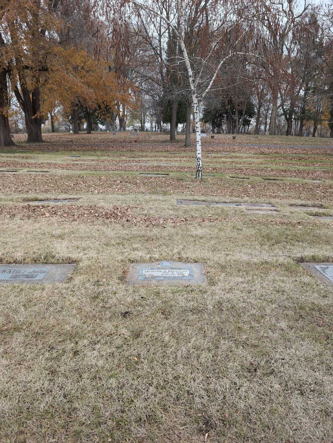 Leonard D. Reynolds's grave. Photo 2