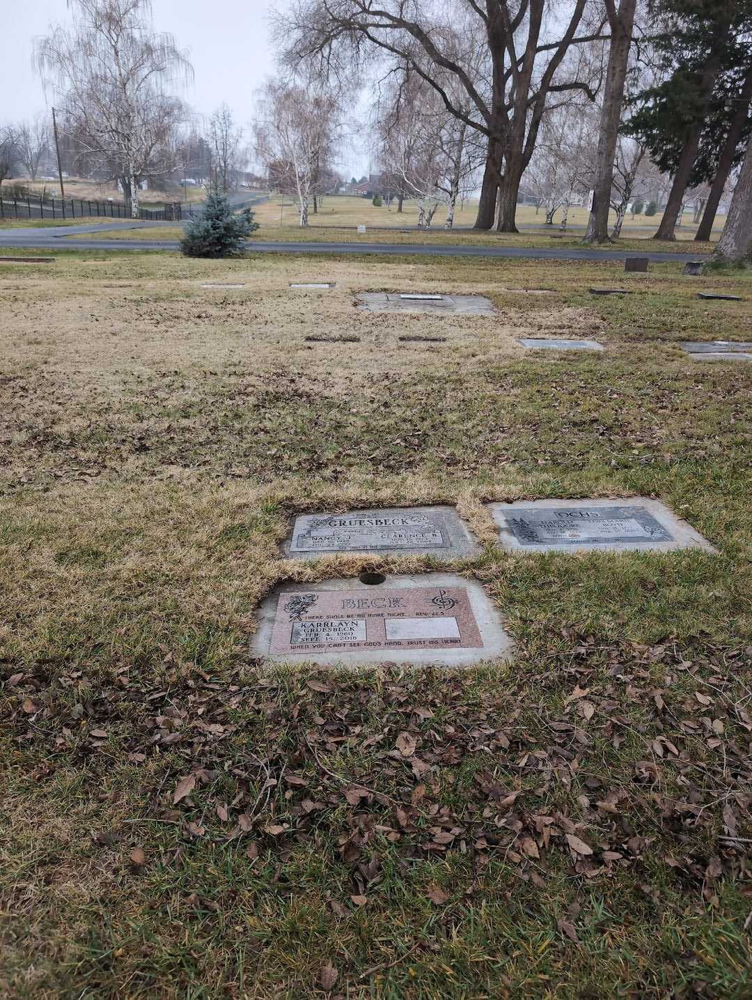Karrlayn Gruesbeck Beck's grave. Photo 2