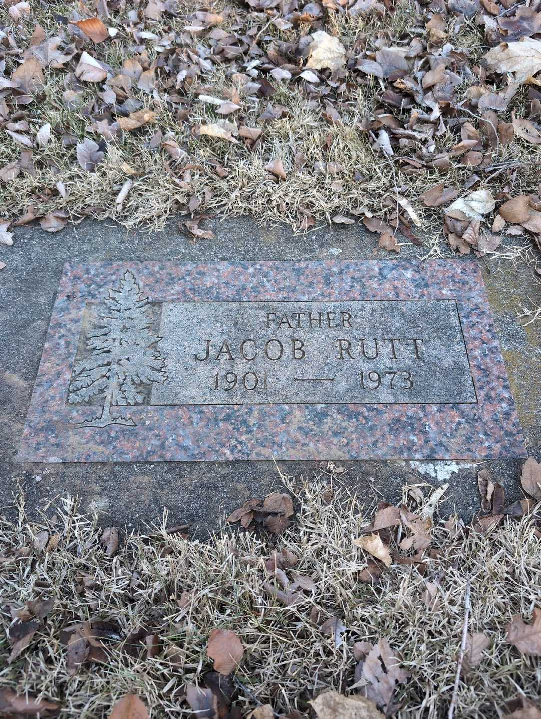 Jacob Rutt's grave. Photo 3