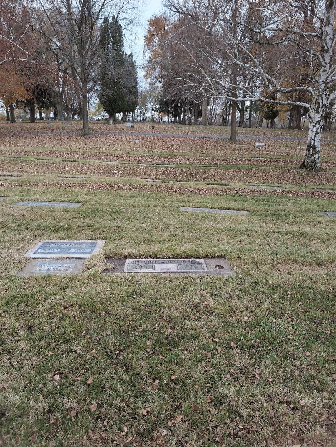 A. Emma Waterbrook's grave. Photo 2