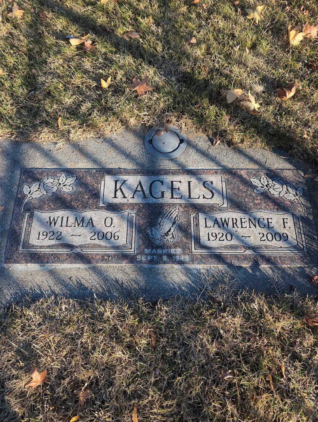 Wilma O. Kagels's grave. Photo 3