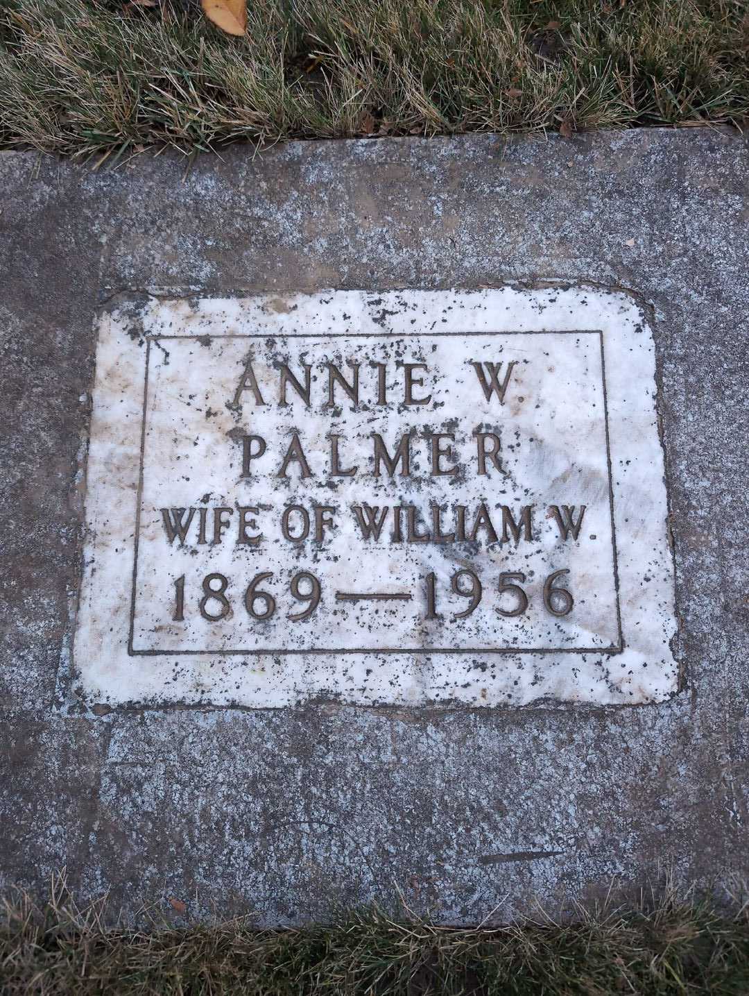 William Washington Palmer's grave. Photo 1