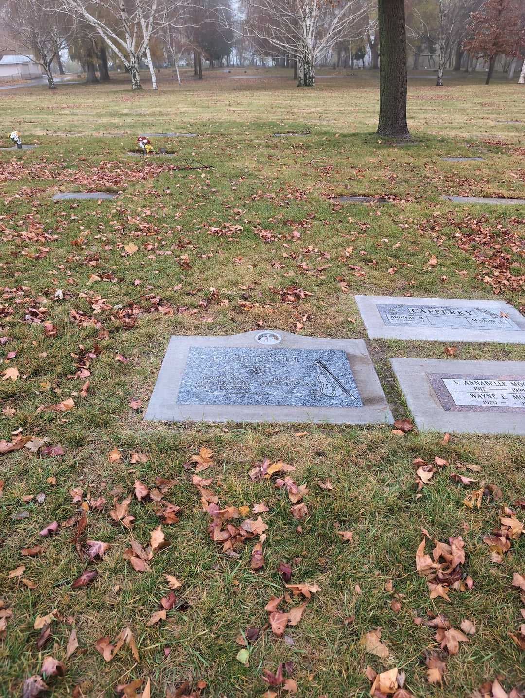 Carolyn Dickinson's grave. Photo 2