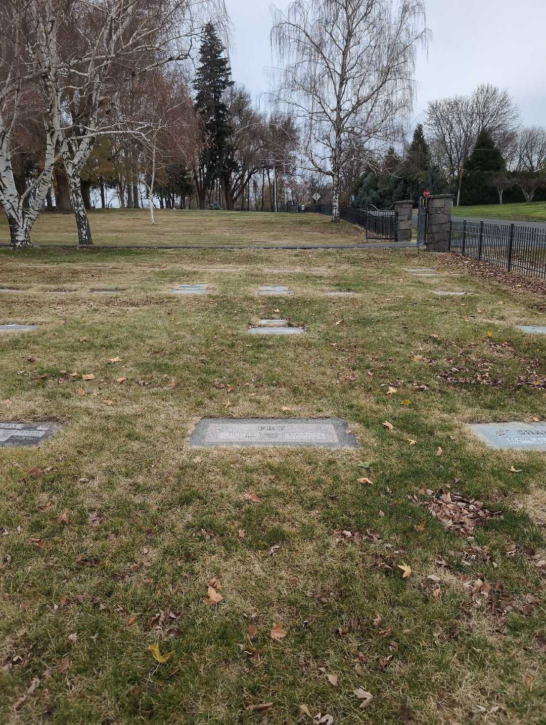 Elbert A. Fry's grave. Photo 2