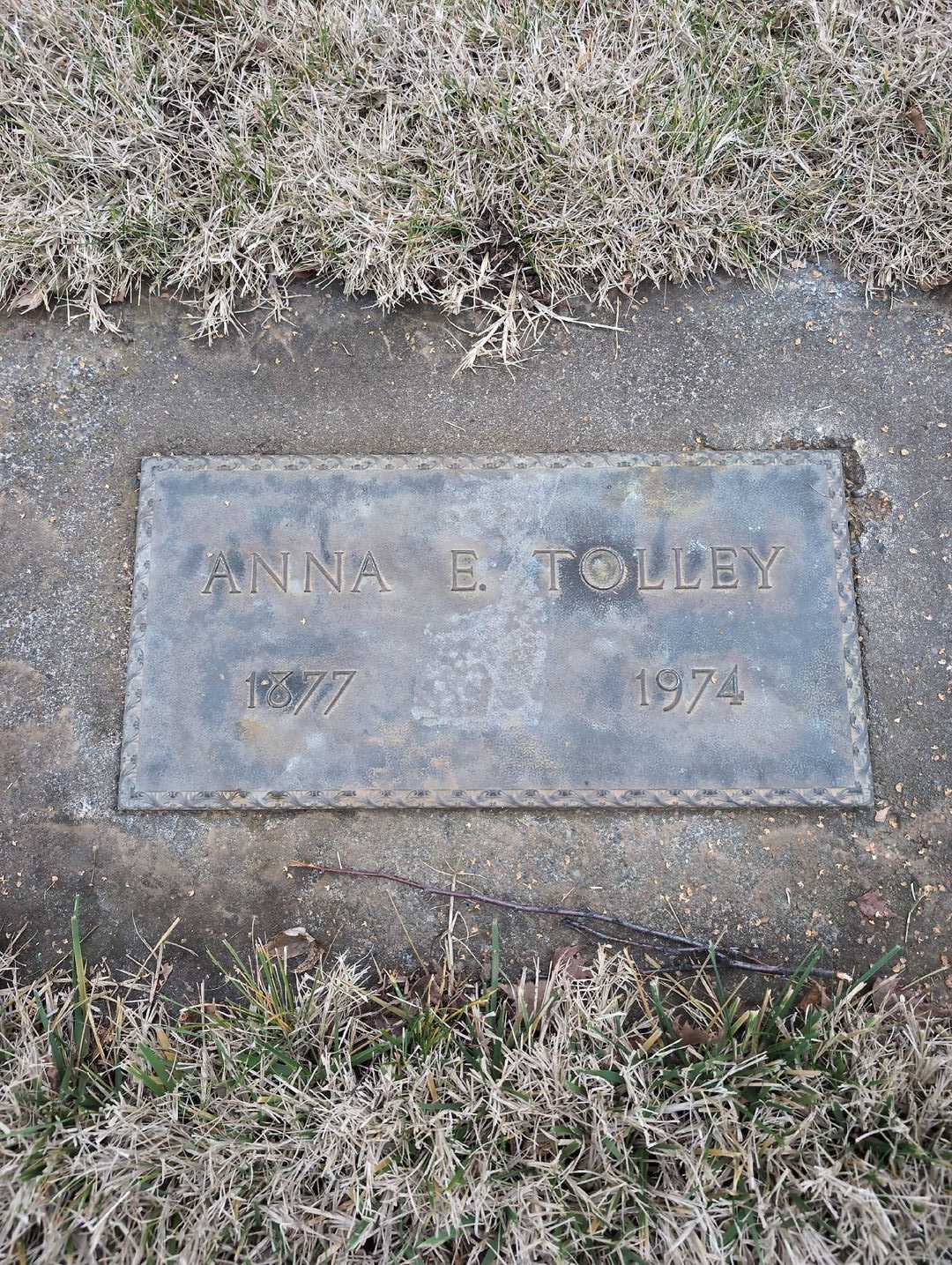 Anna Eleanor Tolley's grave. Photo 3