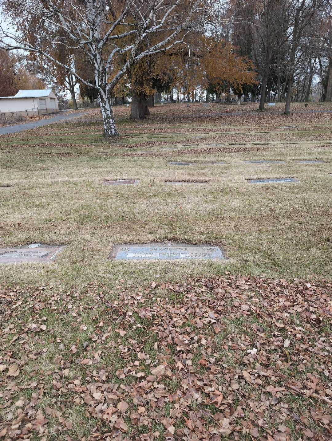 Ellen Grace MacIvor's grave. Photo 2