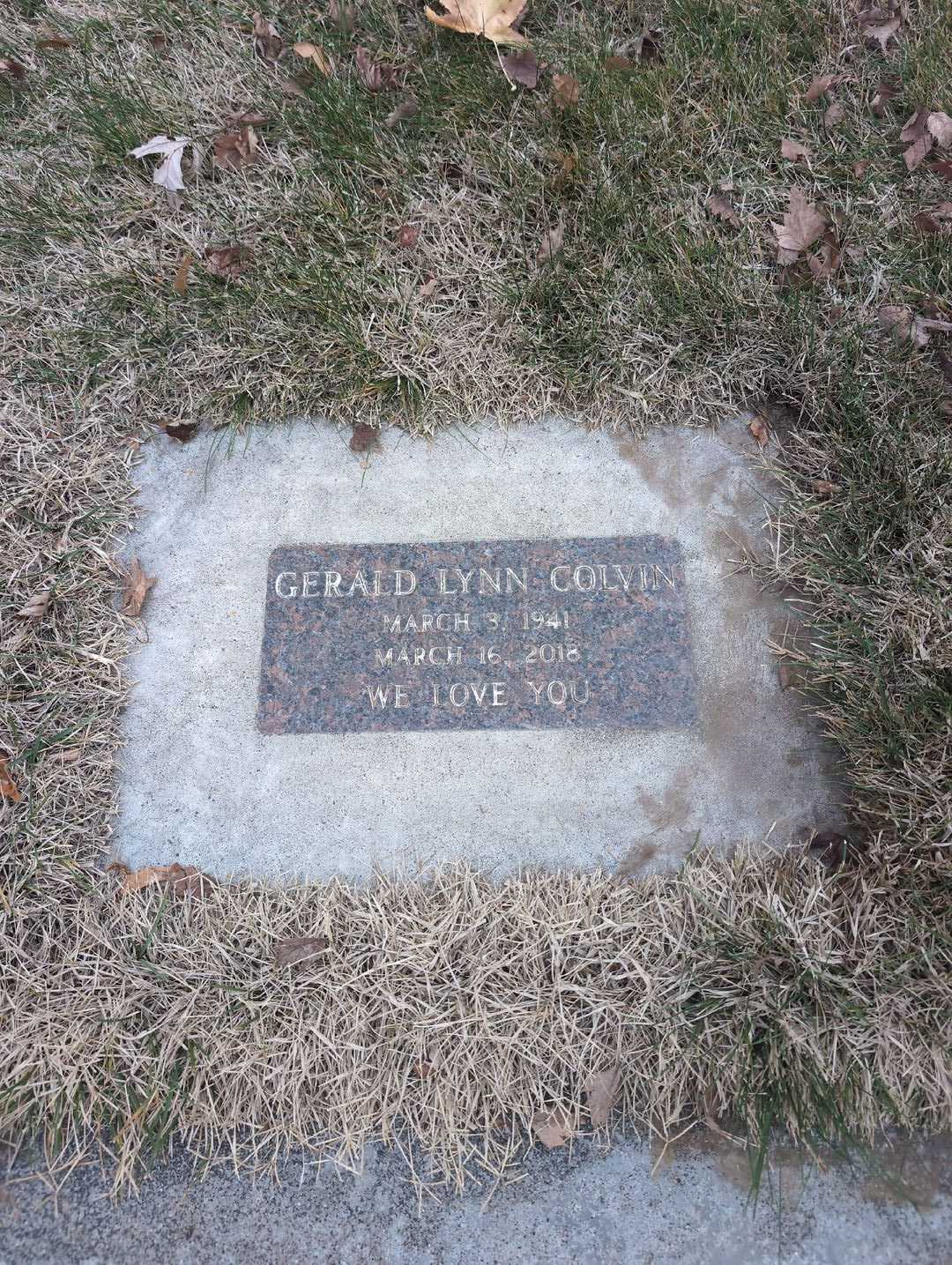DeWillo Colvin's grave. Photo 5