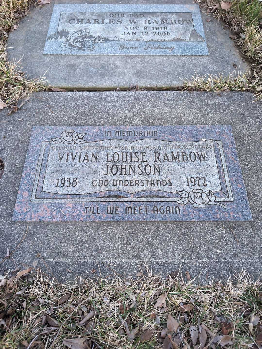Vivian Louise Rambow Johnson's grave. Photo 3
