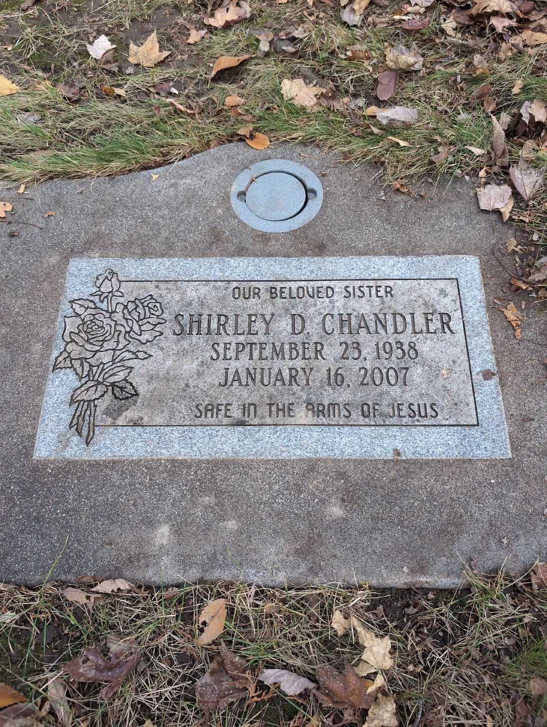 Shirley D. Chandler's grave. Photo 3