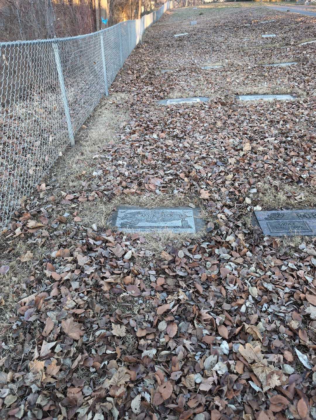 Cary K. Beck's grave. Photo 2