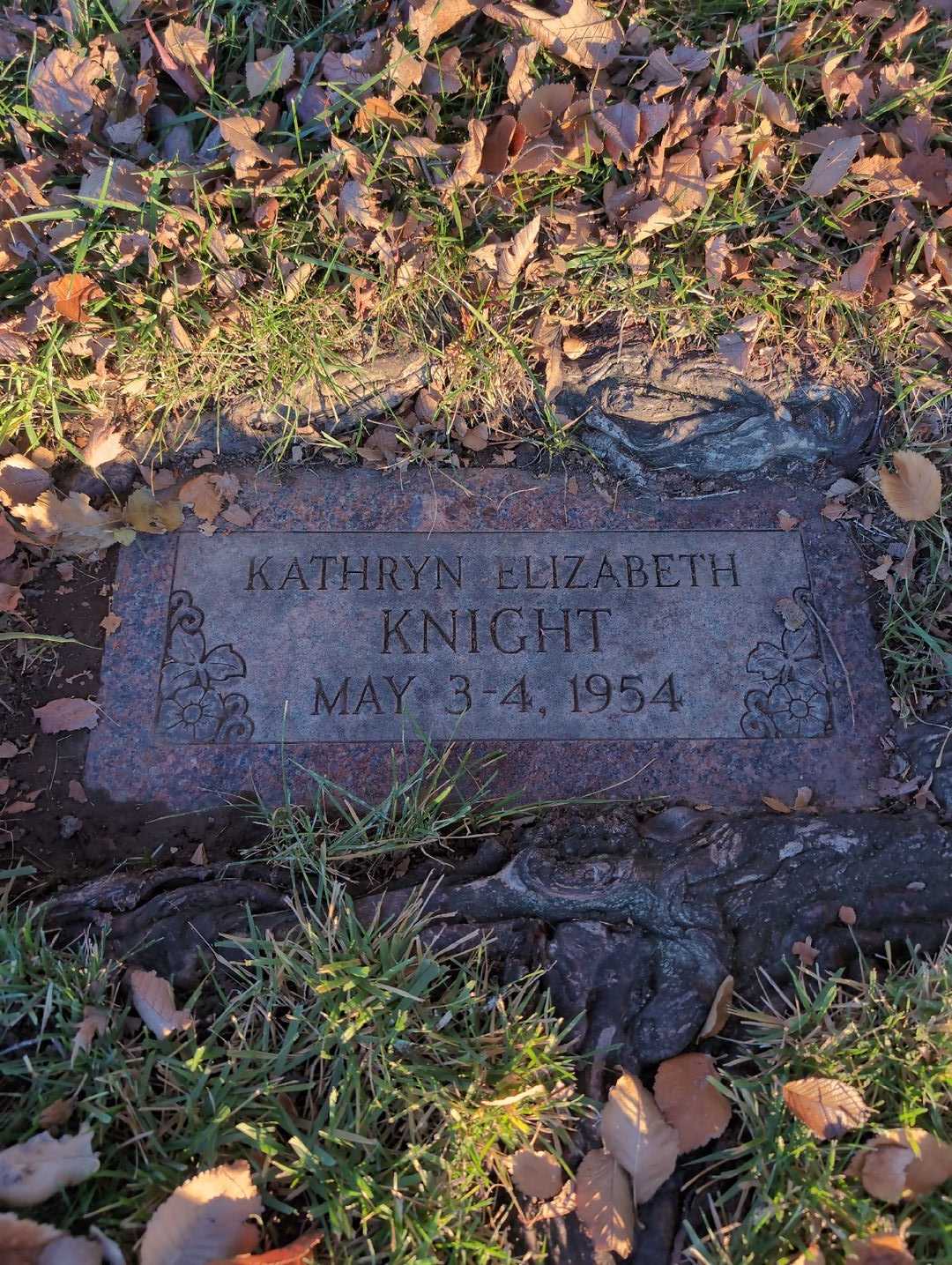 Kathryn Elizabeth Knight's grave. Photo 3