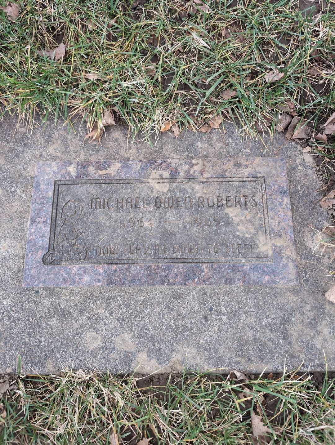 Michael Owen Roberts's grave. Photo 3