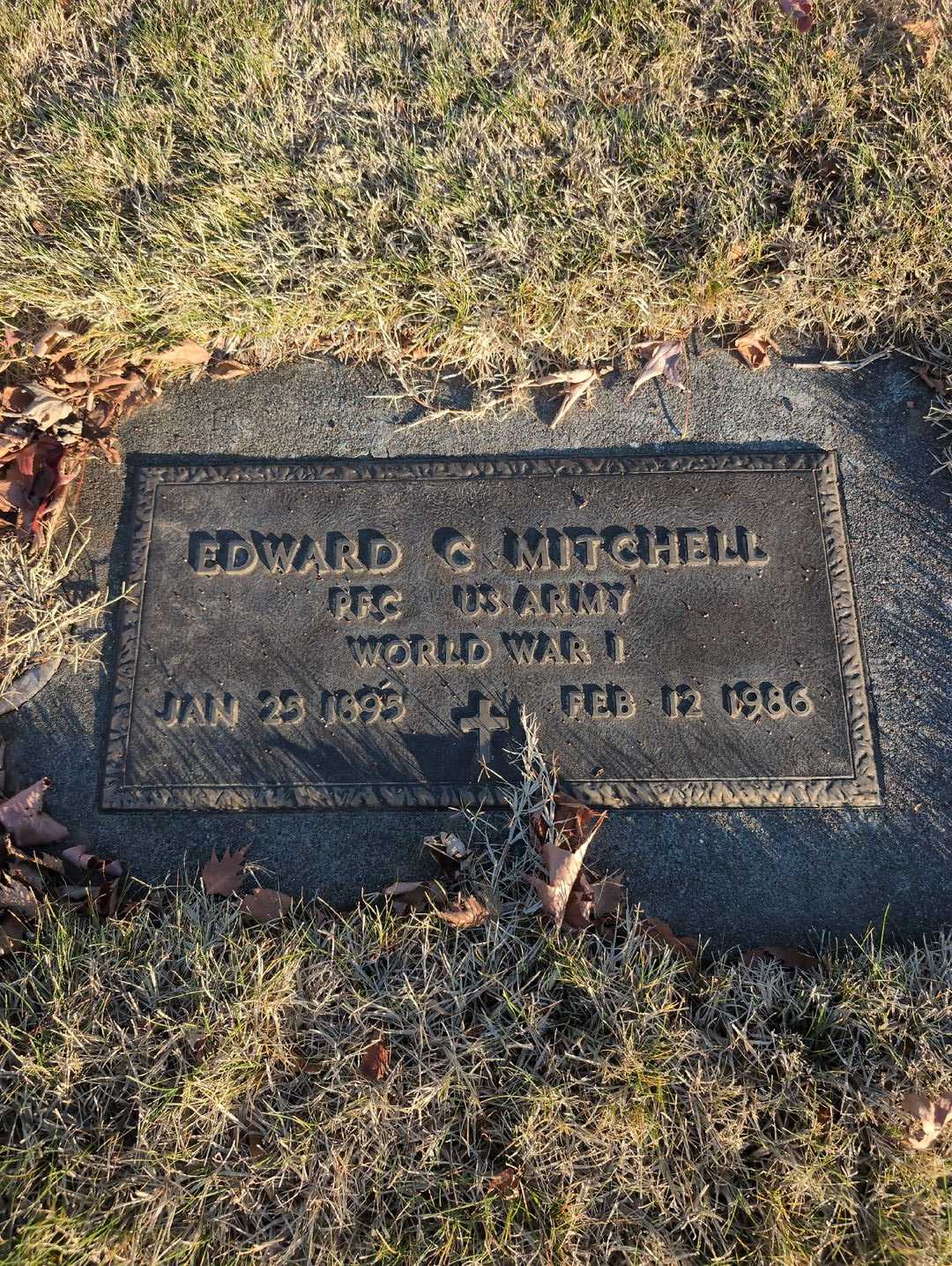 Doctor Edward C. Mitchell's grave. Photo 3