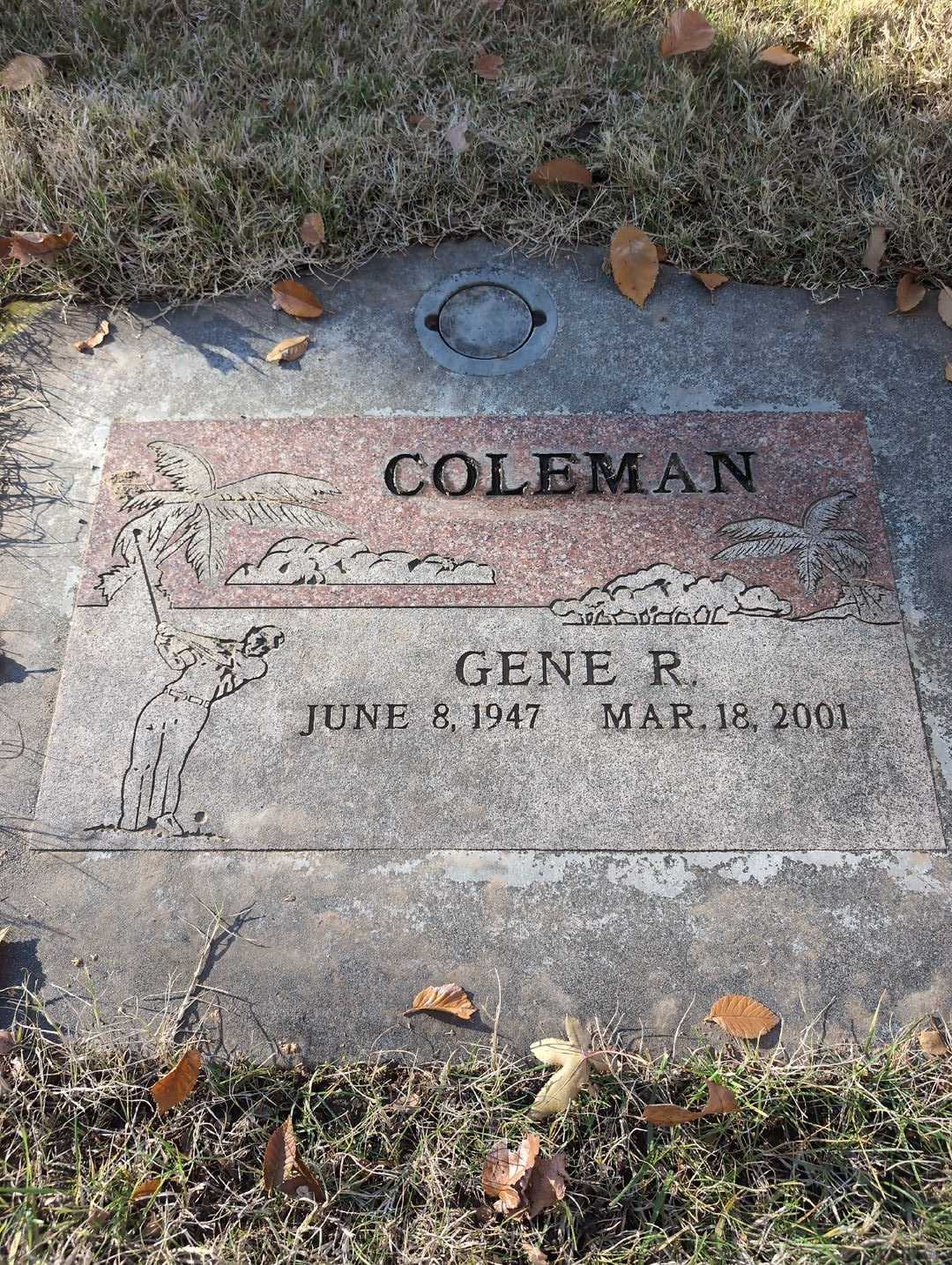 Gene R. Coleman's grave. Photo 3