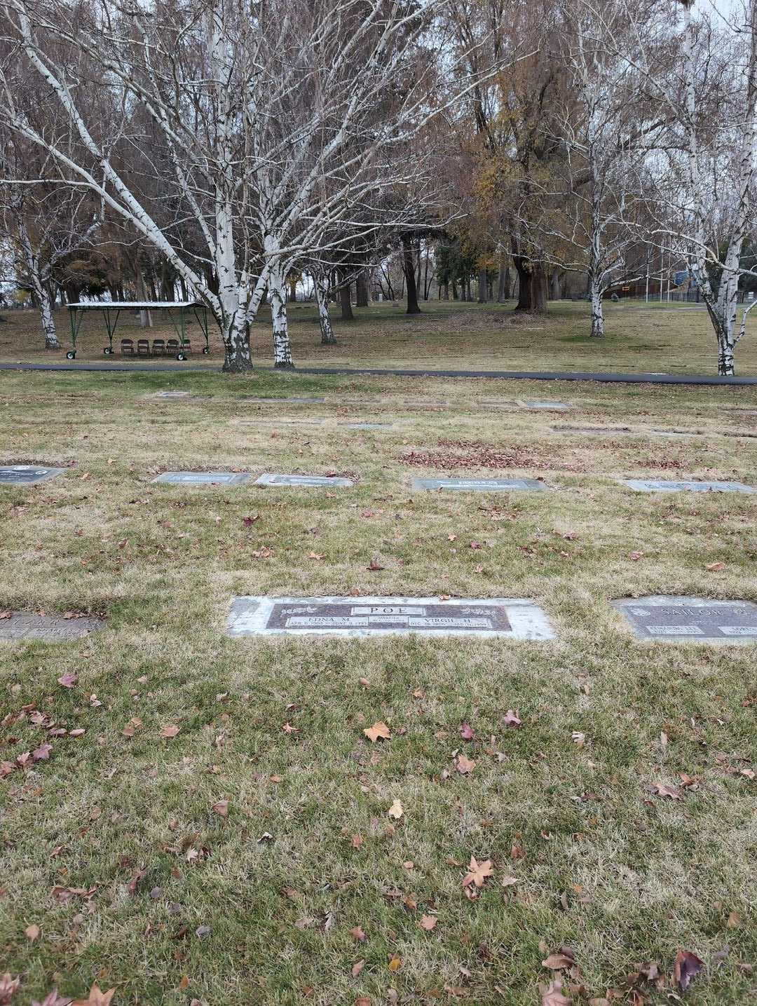 Virgil Hale Poe's grave. Photo 2