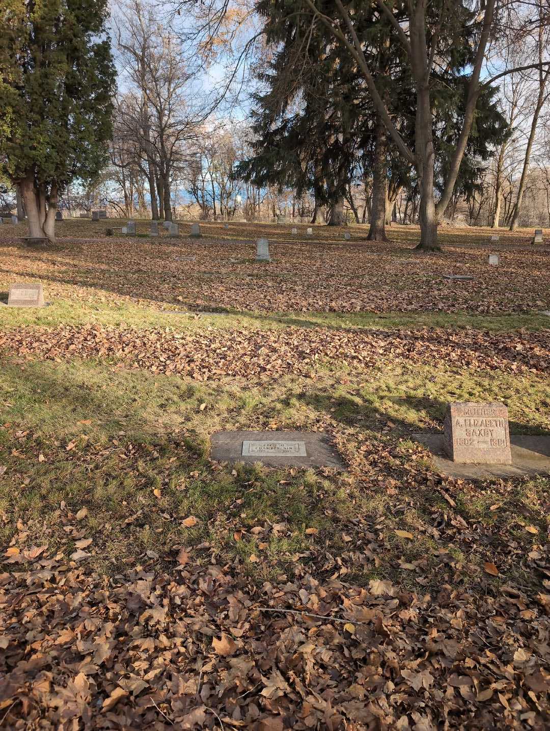 Cecil H. Chamberlain's grave. Photo 2