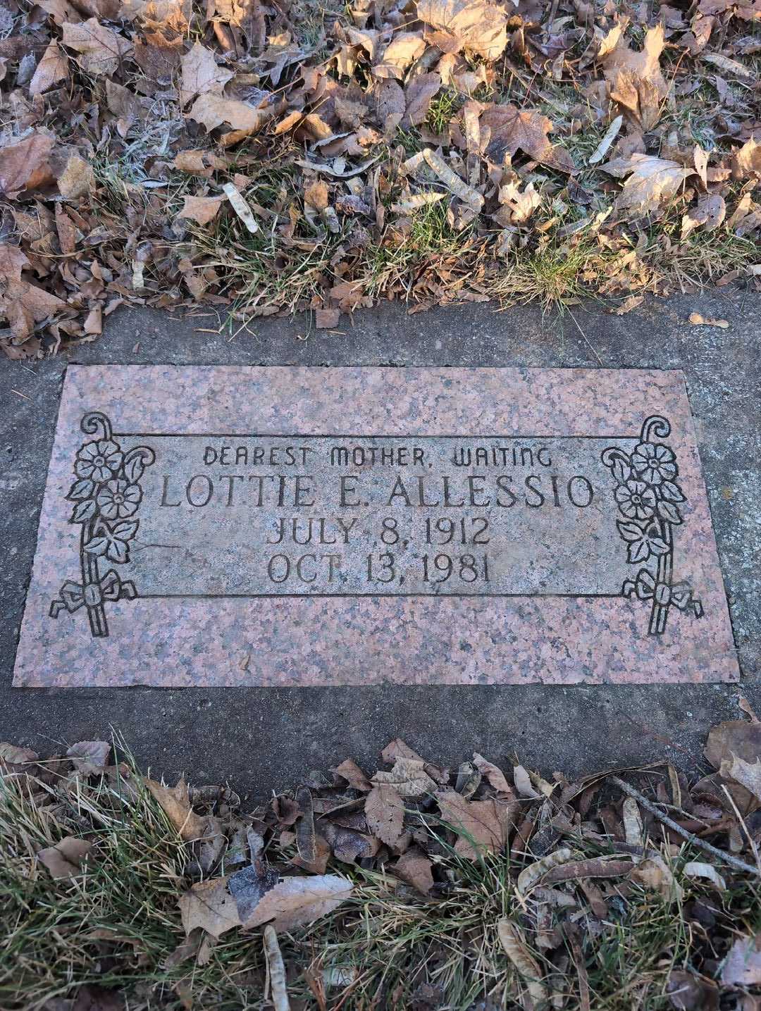 Laura Jane Nehring's grave. Photo 4