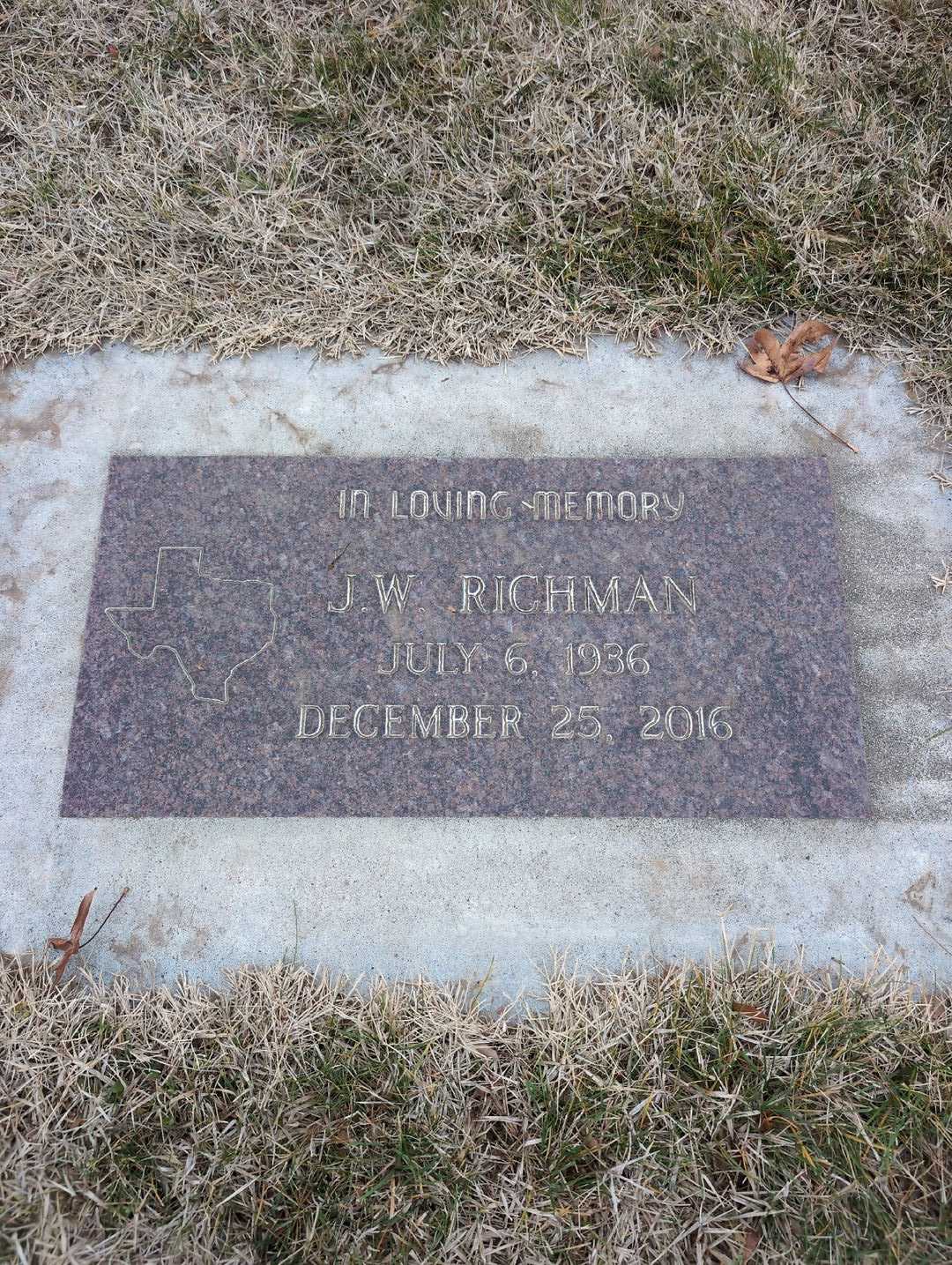 James W. Richman's grave. Photo 3